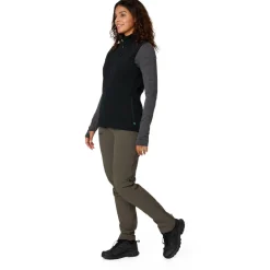 Stoic Trekkingbekleidung|Alltagsbekleidung-- Women's MerinoWaffleFleece320 NorrdalSt. Vest - Merinoweste Black