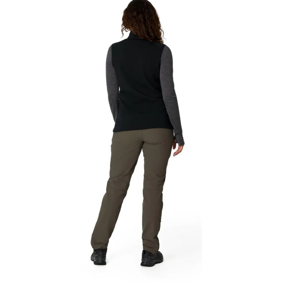 Stoic Trekkingbekleidung|Alltagsbekleidung-- Women's MerinoWaffleFleece320 NorrdalSt. Vest - Merinoweste Black
