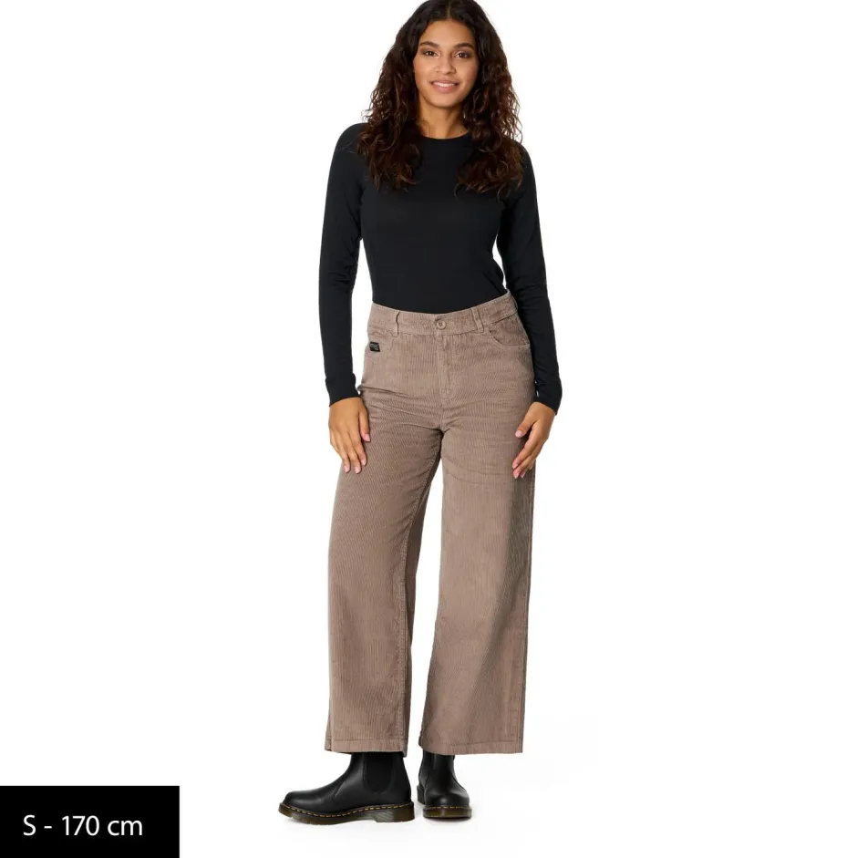 Stoic - Woen' XX. ora Cord Pant Wide eg - Freizeithoe