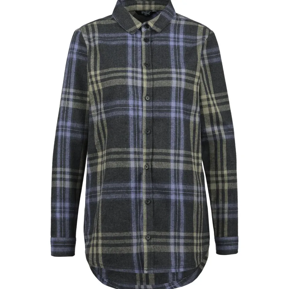 Stoic Shirts, Hemden & Longsleeves|Alltagsbekleidung-- Women's MMXX.Storuman Hemp Flannel Shirt - Hemd