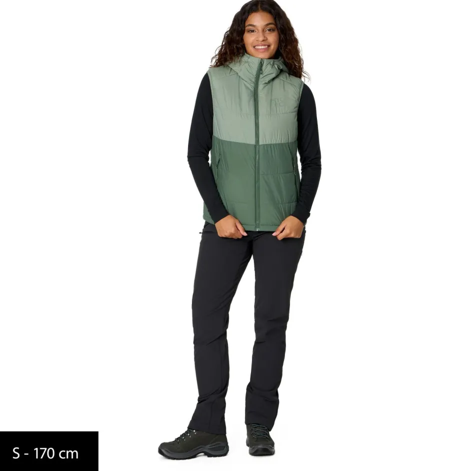 Stoic Trekkingbekleidung|Alltagsbekleidung-- Women's MountainWool200 StorboSt. Hooded Vest - Winterweste