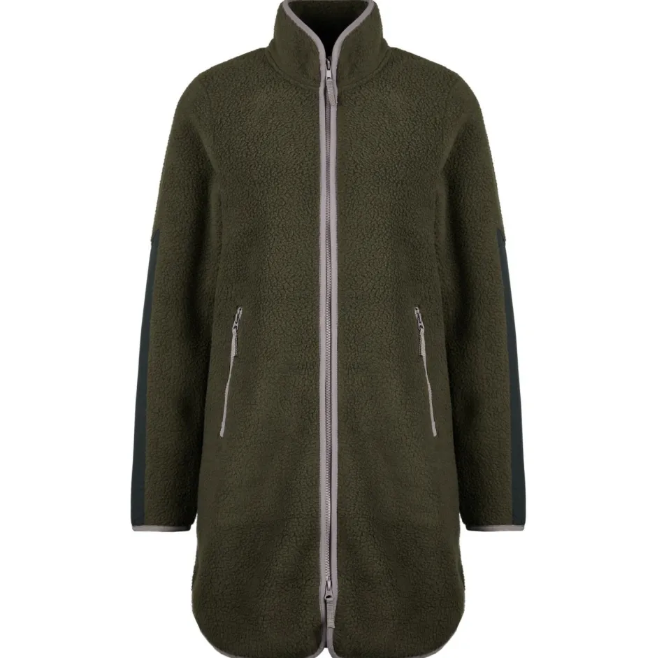 Stoic Wanderbekleidung|Jacken-- Women's NorrvikSt. Pile Fleece Jacket Long - Fleecejacke