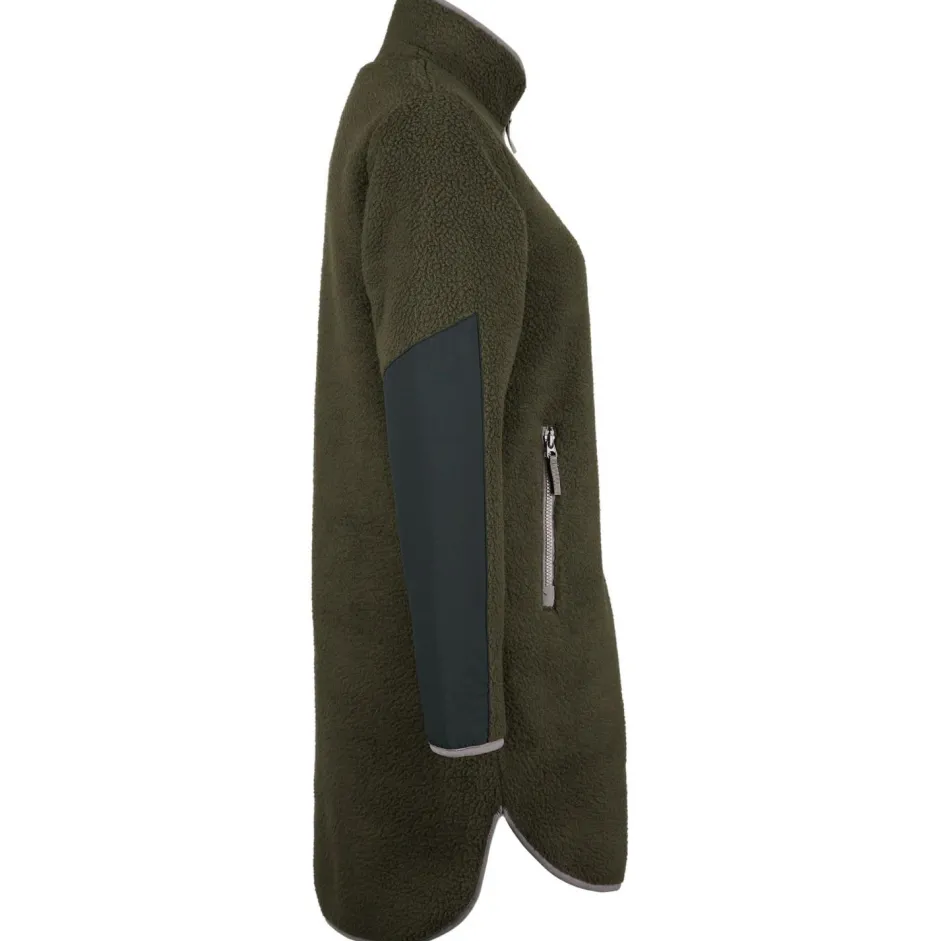 Stoic Wanderbekleidung|Jacken-- Women's NorrvikSt. Pile Fleece Jacket Long - Fleecejacke