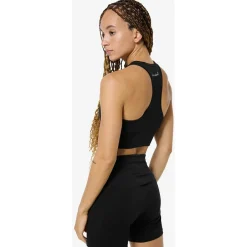 super.natural Yogabekleidung|Fitnessbekleidung-- Women's Liquid Flow Top - Sport-BH Jet Black