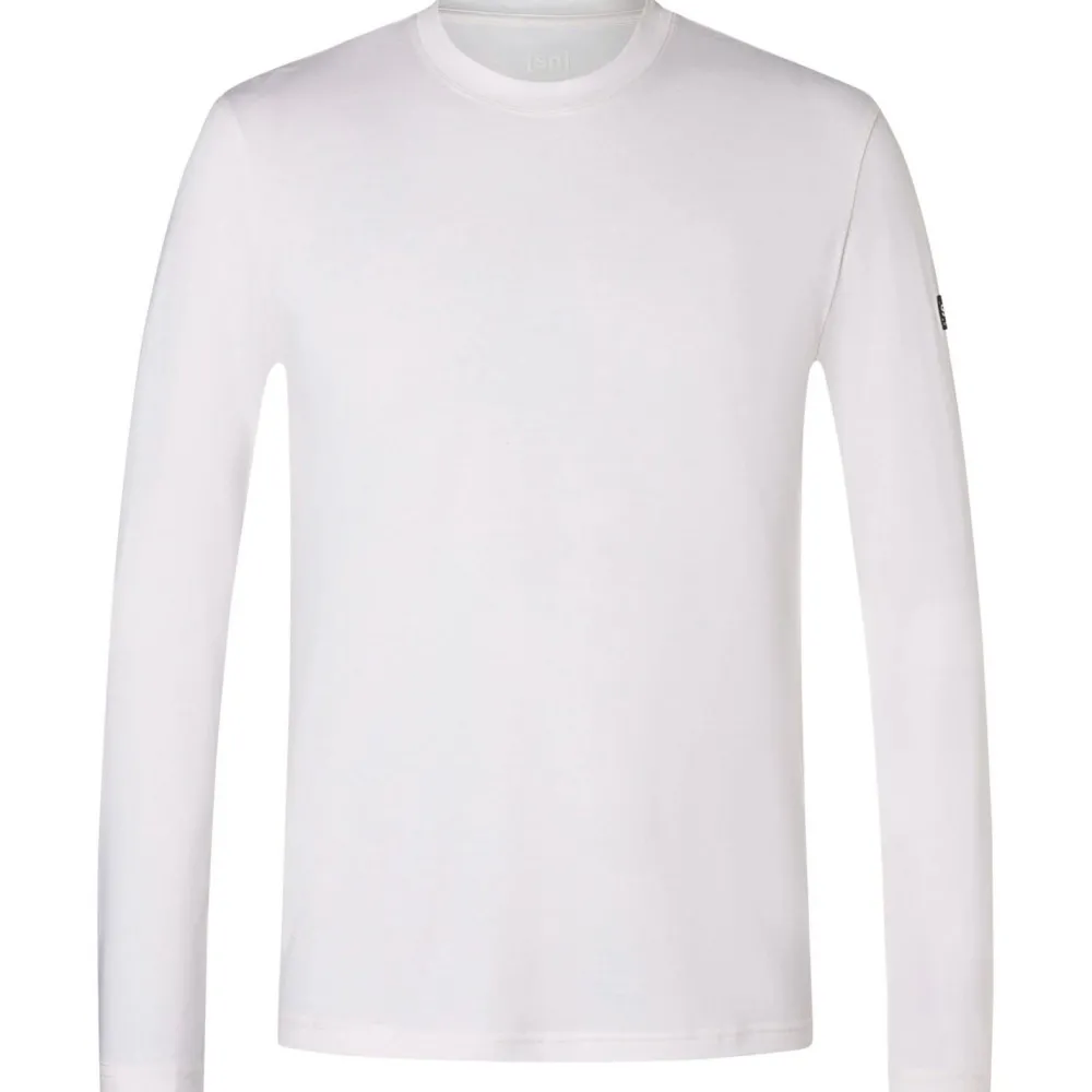 super.natural - Casual Bio Cotton L/S - Merinoshirt Bright White