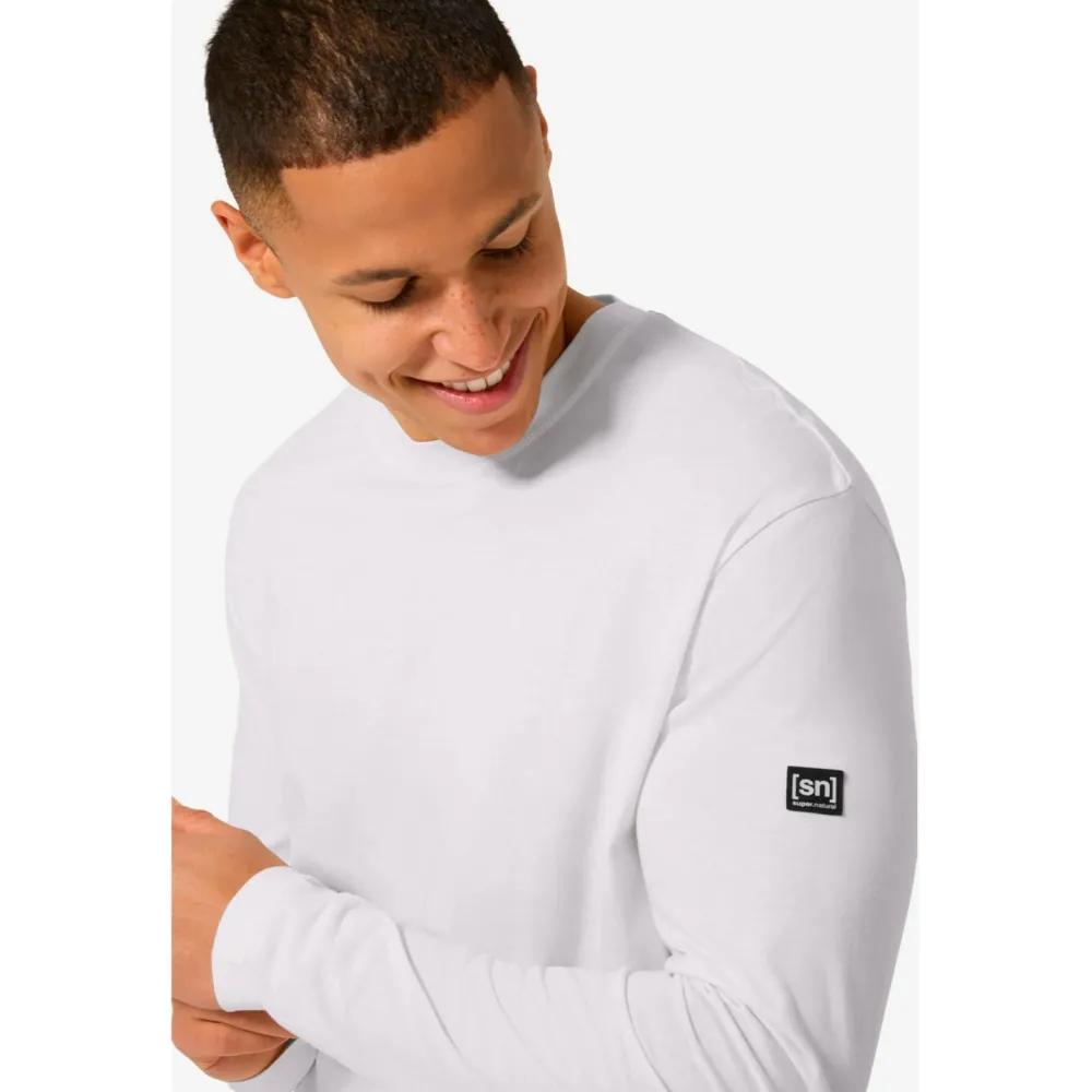 super.natural - Casual Bio Cotton L/S - Merinoshirt Bright White