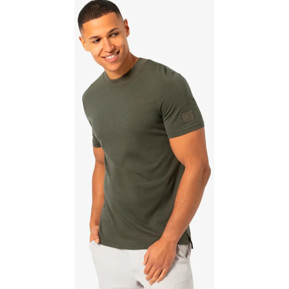 super.natural - Casual Rib Bio Jersey Tee - Merinoshirt Discount