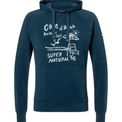 super.natural - Cote D'Azur Hoodie - Hoodie Blueberry / White Stone
