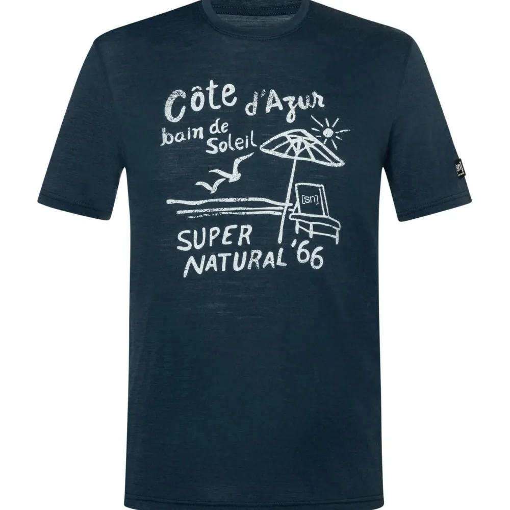 super.natural - Cote D'Azur Tee - Merinoshirt Sale