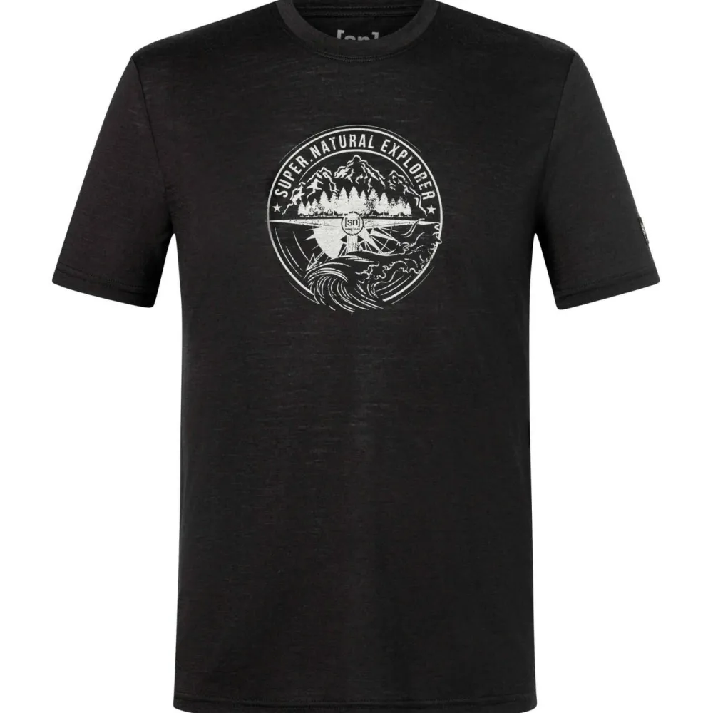 super.natural - Exploring Tee - Merinoshirt Sale