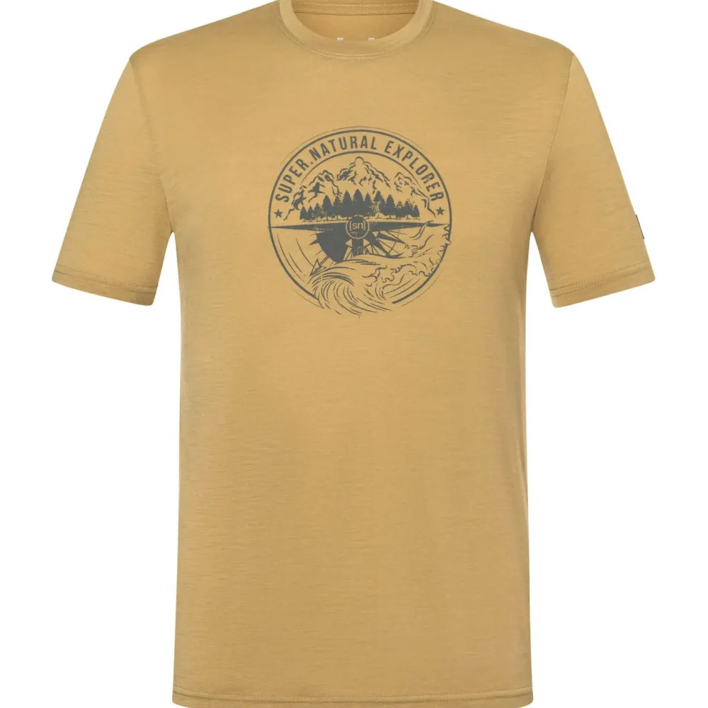super.natural - Exploring Tee - Merinoshirt Sale