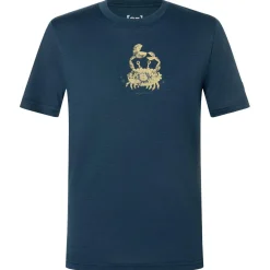 super.natural - Kid's Crab Tee - Merinoshirt Blueberry / Various Clearance