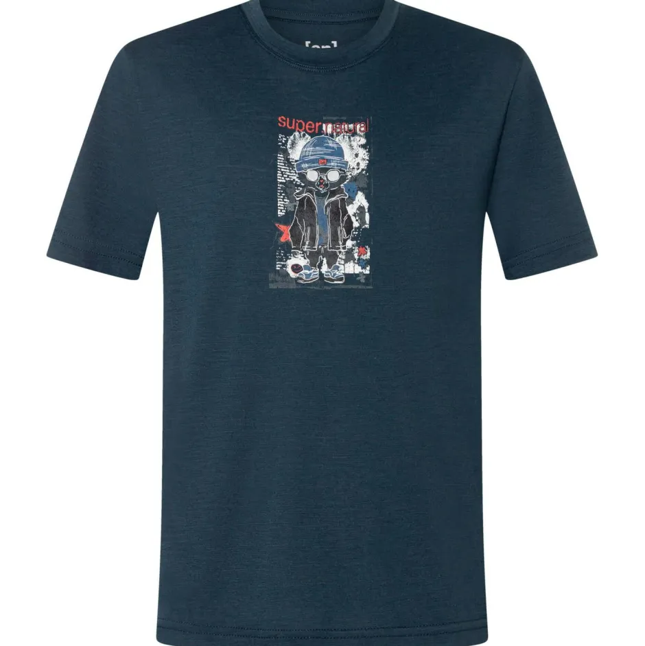 super.natural Wanderbekleidung|Shirts, Hemden & Longsleeves-- Kid's Crazy Mouse Tee - Merinoshirt
