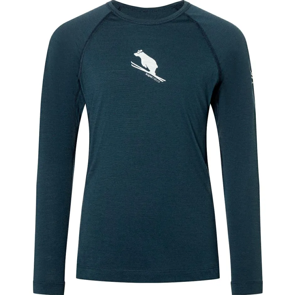 super.natural Alltagsbekleidung|Skibekleidung-- Kid's Flear175 L/S - Merinounterwäsche