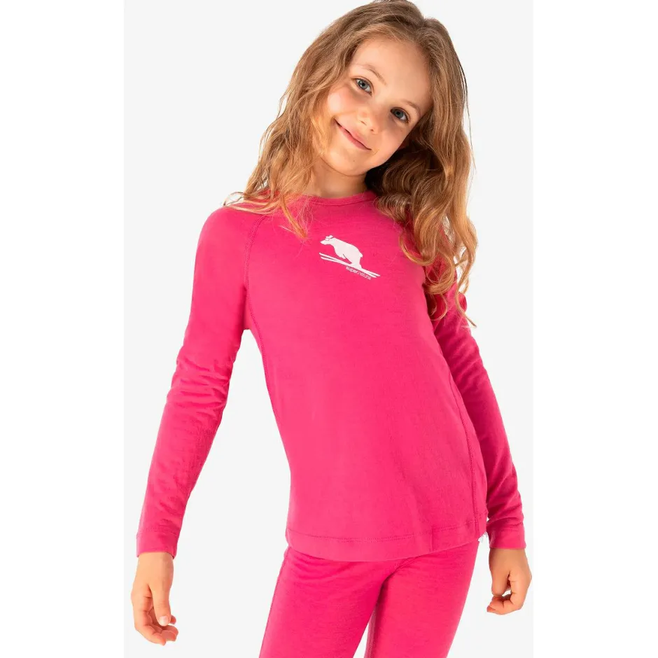super.natural Alltagsbekleidung|Skibekleidung-- Kid's Flear175 L/S - Merinounterwäsche