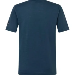 super.natural - Kid's Hot Dog Tee - Merinoshirt Blueberry / Various Hot