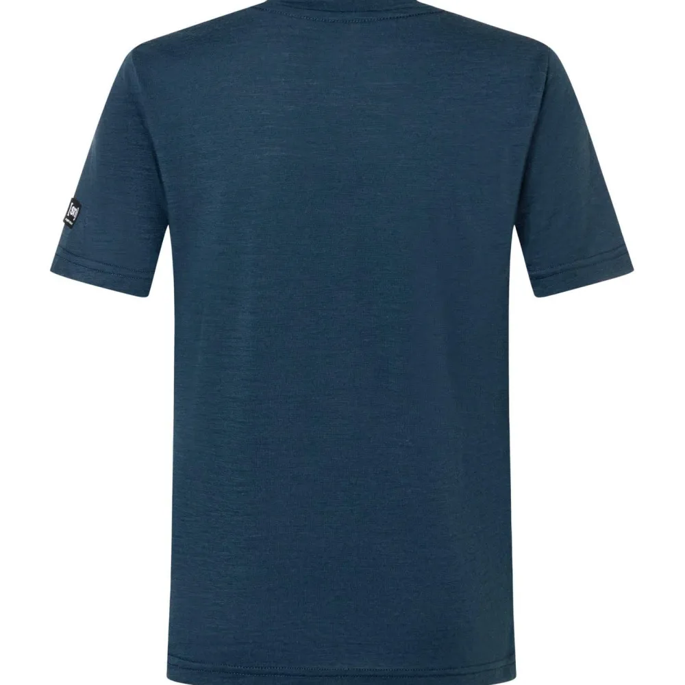 super.natural - Kid's Hot Dog Tee - Merinoshirt Blueberry / Various Hot