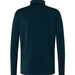super.natural Skibekleidung|Skipullover-- Kryssede Ski Roll Neck - Pullover Blueberry / Fresh White / High Risk Red