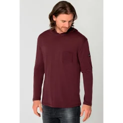 super.natural Alltagsbekleidung|Pullover & Hoodies-- Light Hoodie - Merinohoodie Blueberry