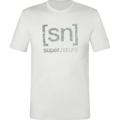 - Logo Lines Bio Jersey Tee - Merinoshirt < super.natural Hot