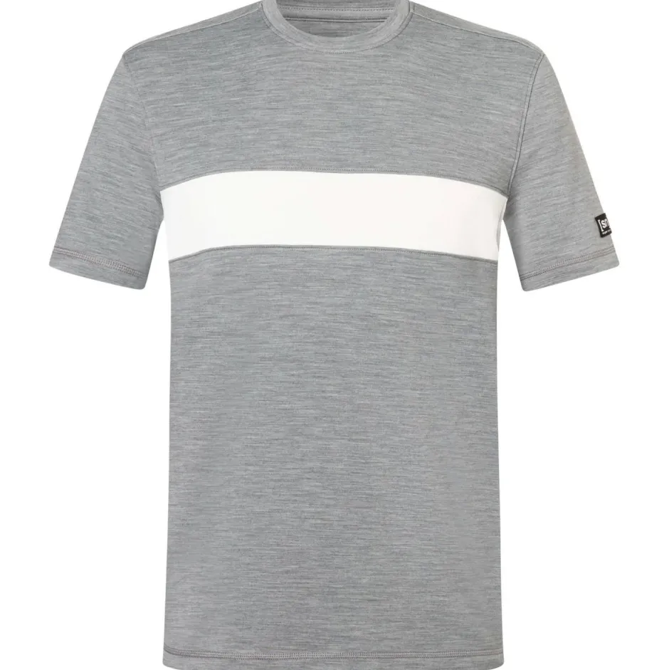super.natural Alltagsbekleidung|Merinounterwäsche-- Montana Brush Tee - Merinoshirt