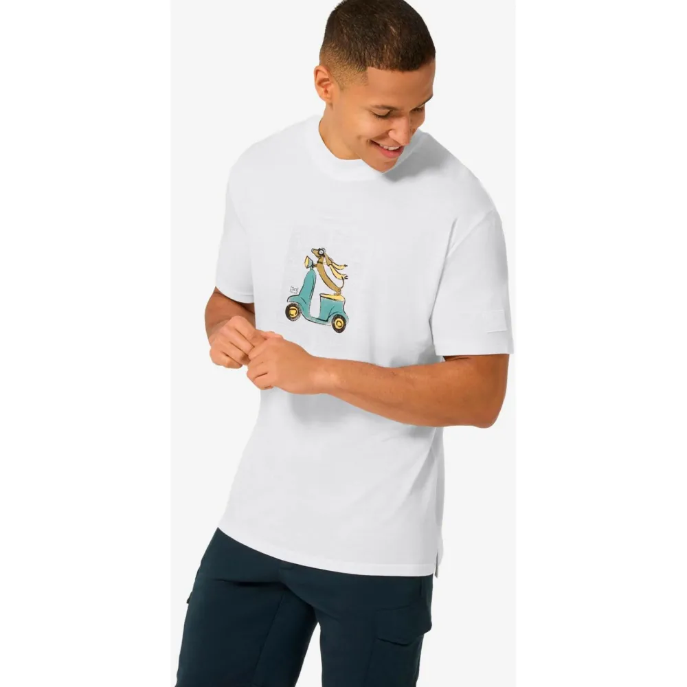 super.natural - Racing Dachshund Bio Jersey Tee - Merinoshirt New