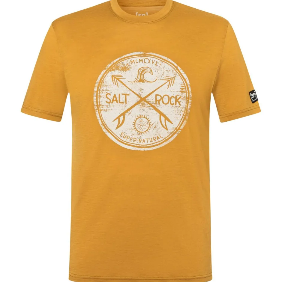 super.natural - Salt & Rock Tee - Merinoshirt