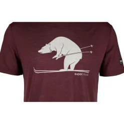 super.natural - kiing Bear Tee - erinohirt