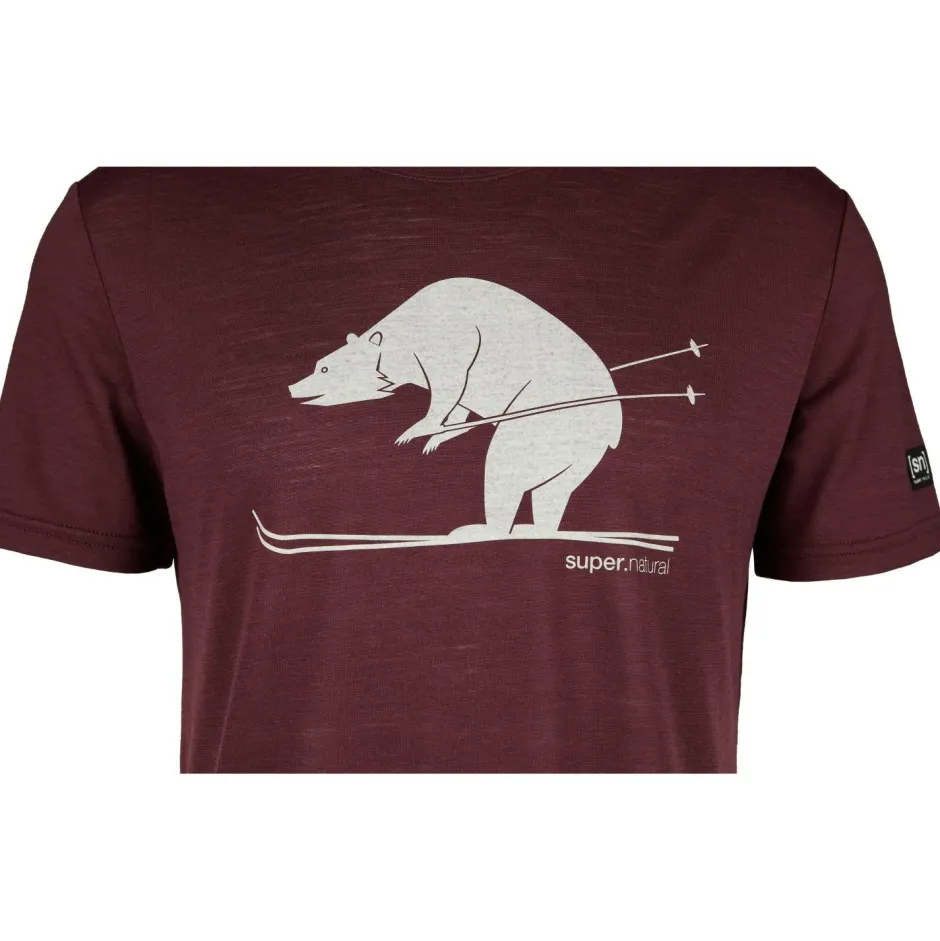 super.natural - kiing Bear Tee - erinohirt