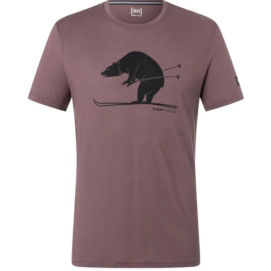 super.natural - kiing Bear Tee - erinohirt