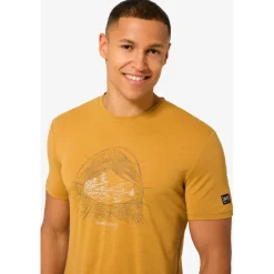 super.natural Wanderbekleidung|Merinounterwäsche-- Tent View Tee - Merinoshirt