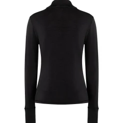 super.natural - Women's B Hot Turtleneck - Longsleeve Jet Black Hot