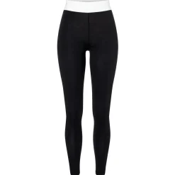 super.natural Skibekleidung|Merinounterwäsche-- Women's Bio Base Tights - Lange Unterhose Jet Black