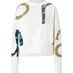 super.natural Alltagsbekleidung|Pullover & Hoodies-- Women's Capital Logo Krissini - Pullover Fresh White / Various