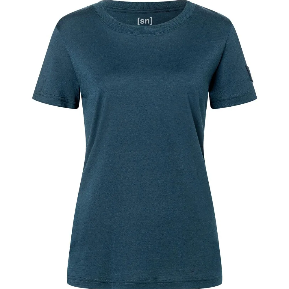 - Woen' Caua Rib Bio Jerey Tee - erinohirt < super.natural