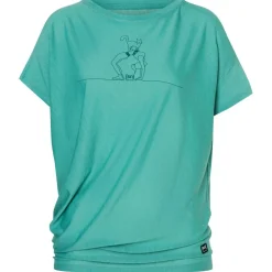 super.natural - Women's Cat Yoga Loose Tee - Merinoshirt Discount