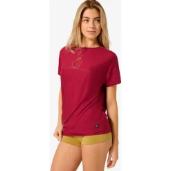 super.natural - Women's Cat Yoga Loose Tee - Merinoshirt Discount