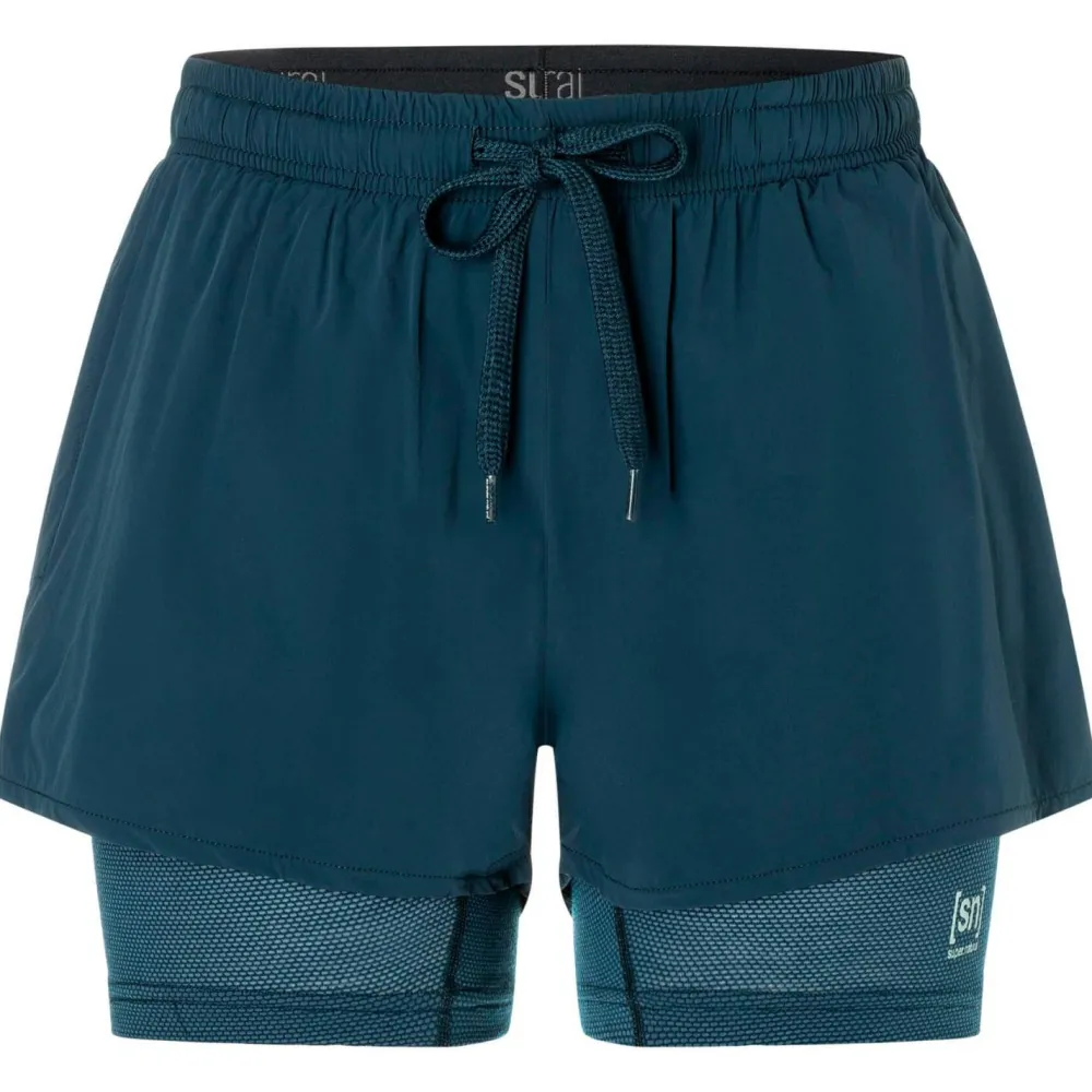 - Woen' Doube ayer hort - hort < super.natural Discount