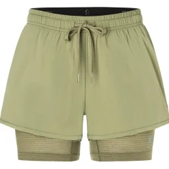 - Woen' Doube ayer hort - hort < super.natural Discount