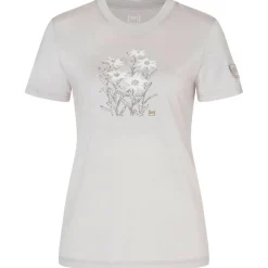 super.natural Wanderbekleidung|T-Shirts-- Women's Edelweiss Bio Jersey Tee - Merinoshirt