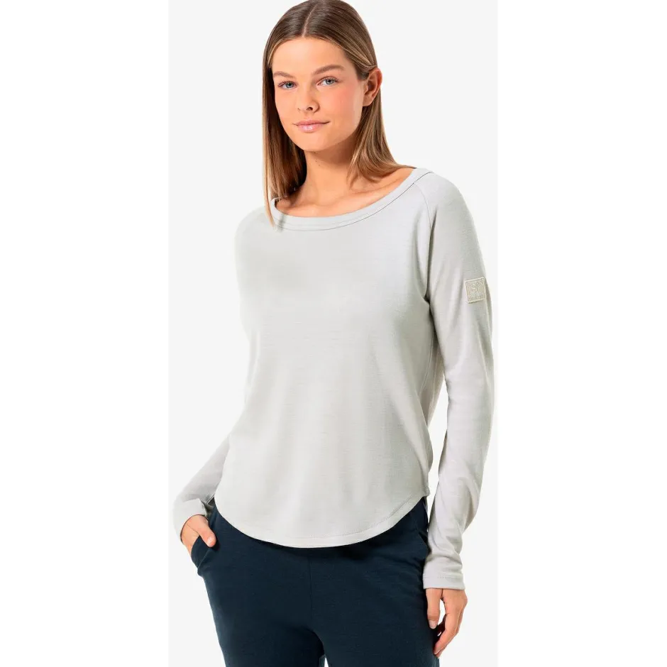super.natural Alltagsbekleidung|Shirts, Hemden & Longsleeves-- Women's Everyday Bio Crew - Merinopullover Blueberry