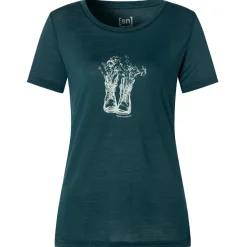 super.natural - Woen' Fower Boot Tee - erinohirt