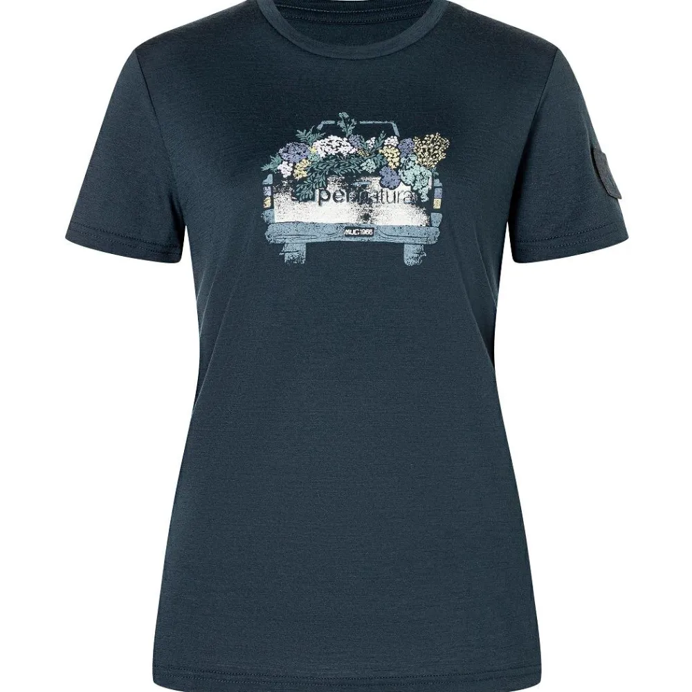 super.natural - Women's Flower Delivery Bio Jersey Tee - Merinoshirt Hot