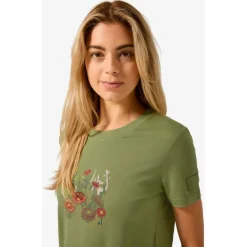 super.natural - Women's Flower Field Bio Jersey Tee - Merinoshirt Outlet