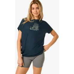- Woen' Fower neaker ooe Tee - erinohirt < super.natural Outlet
