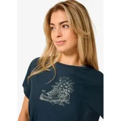 - Woen' Fower neaker ooe Tee - erinohirt < super.natural Outlet