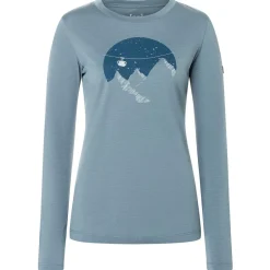 super.natural Alltagsbekleidung|Wanderbekleidung-- Women's Gondola L/S - Longsleeve Flint Stone / Various