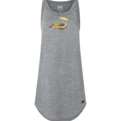 super.natural - Women's Hot Dog Dress - Kleid Cashmere Grey Melange / Various