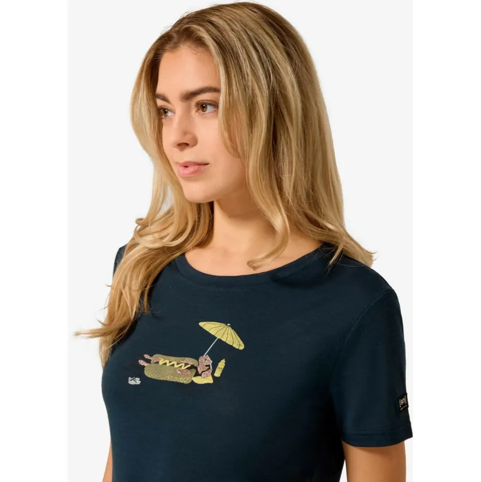 super.natural Alltagsbekleidung|Shirts, Hemden & Longsleeves-- Women's Hot Dog Tee - Merinoshirt
