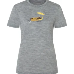 super.natural Alltagsbekleidung|Shirts, Hemden & Longsleeves-- Women's Hot Dog Tee - Merinoshirt